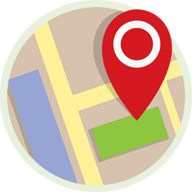 Mapa z lokalizacją najbliższego PSZOK